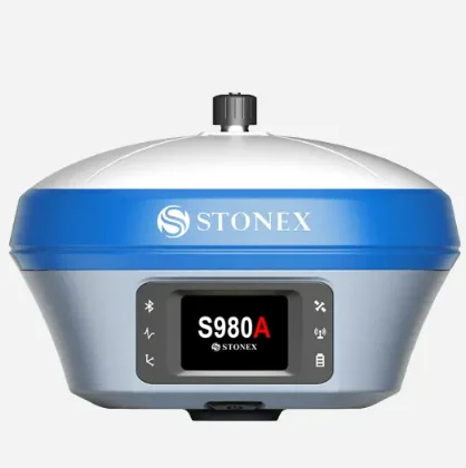Receptor GNSS STONEX S980A com rádio de 5 Watts e Atlas S6II RTK