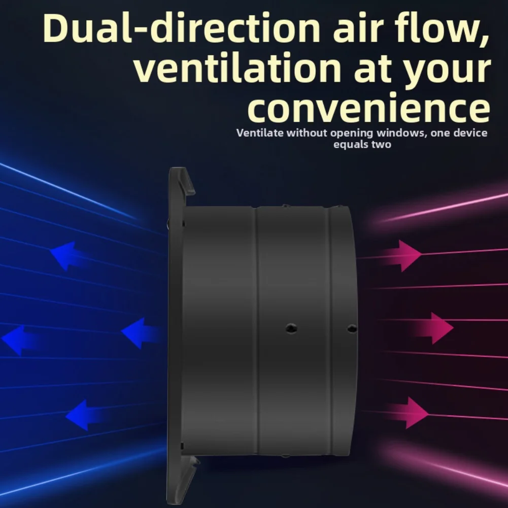 Industrial Ventilation Axial Exhaust Fan 6 Inch with Metal Frame and Copper Motor for Efficient Airflow in Workshops and Garages