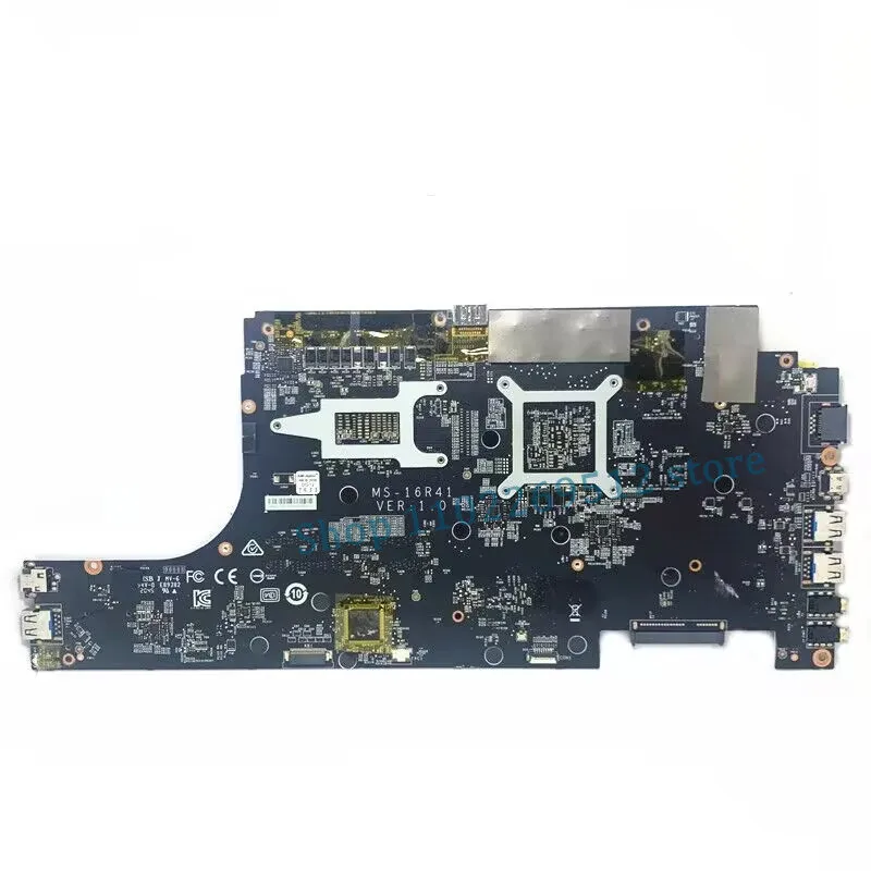 MS-16R41 VER:1.0 N18P-G62-A1 Mainboard GTX1650TI untuk Motherboard Laptop MSI dengan I5-9300H SRFCR CPU 100% telah diuji penuh dan bekerja dengan baik