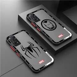 Marvel Hero Logo Phone Case for Redmi Note 9 11 Pro 11S 12S 11T 9S 10 Pro 8T 8 7 10S 12 13 Pro 13 Pro Plus Soft Bumper Cover