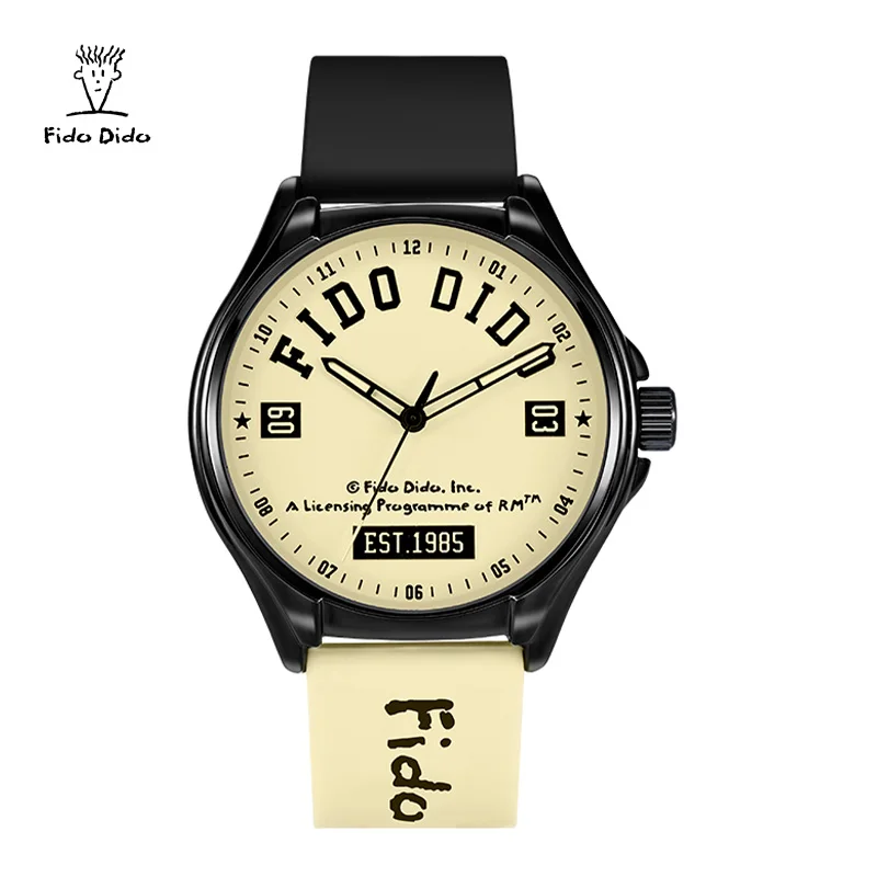 FIDODIDO Fashion Versatile Leisure Sports Trend Retro Tooling Wind Quartz Couple Watches Japan Movement Model FD2350 Series-910