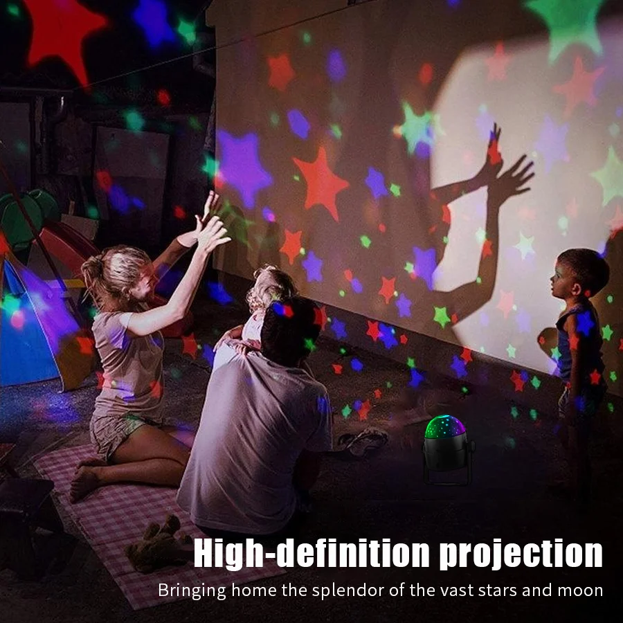 Estrela lâmpada do projetor lua galáxia crianças quarto led night light lâmpada do bebê decoração rotativa estrelado projetor candeeiro de mesa presente