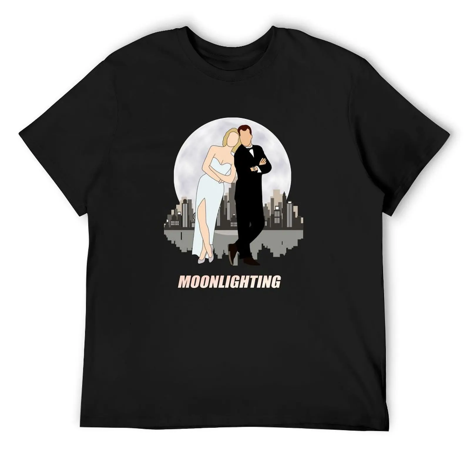 

moon T-Shirt anime blacks blanks mens graphic t-shirts funny