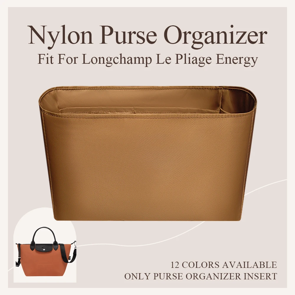 

Nylon Purse Organizer Insert Fit for Longchamp Le Pliage Energy Bag Inner Liner HandBag Lightweiht Storage Inside Bag In Bag