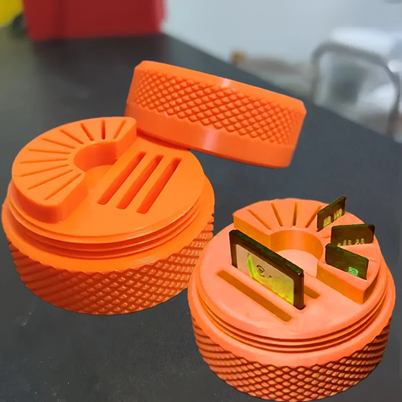 

SD Card Storage Slot SD Card Storage Box Desktop Decoration Dust Box Memory Card Organizer Box Memory Card Storage Case Box