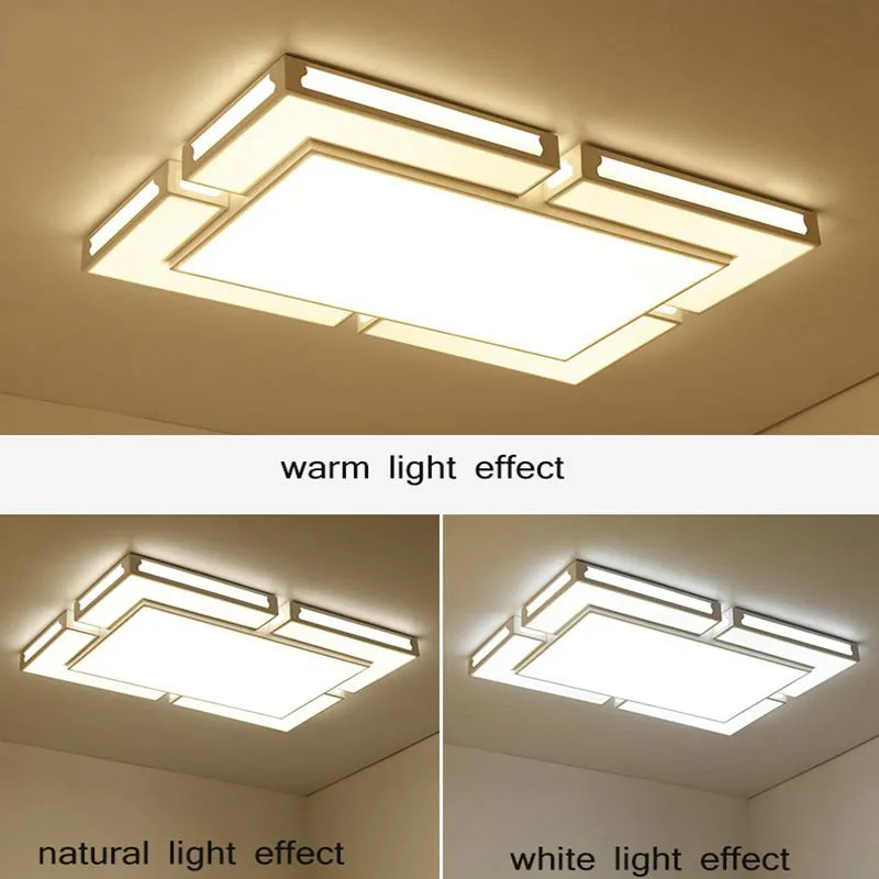 Modern Led Ceiling Lights For Living Room Study  Bedroom Home Dec AC90-260V led-lamp ceiling-lights   Lamp