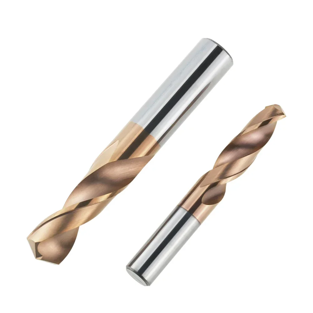 TYTURE HRC55 °   Punte da trapano in carburo di tungsteno Punte per metallo per tornio CNC Foratura in acciaio inossidabile Strumento per la lavorazione dei metalli duro 0,5-20,0 mm