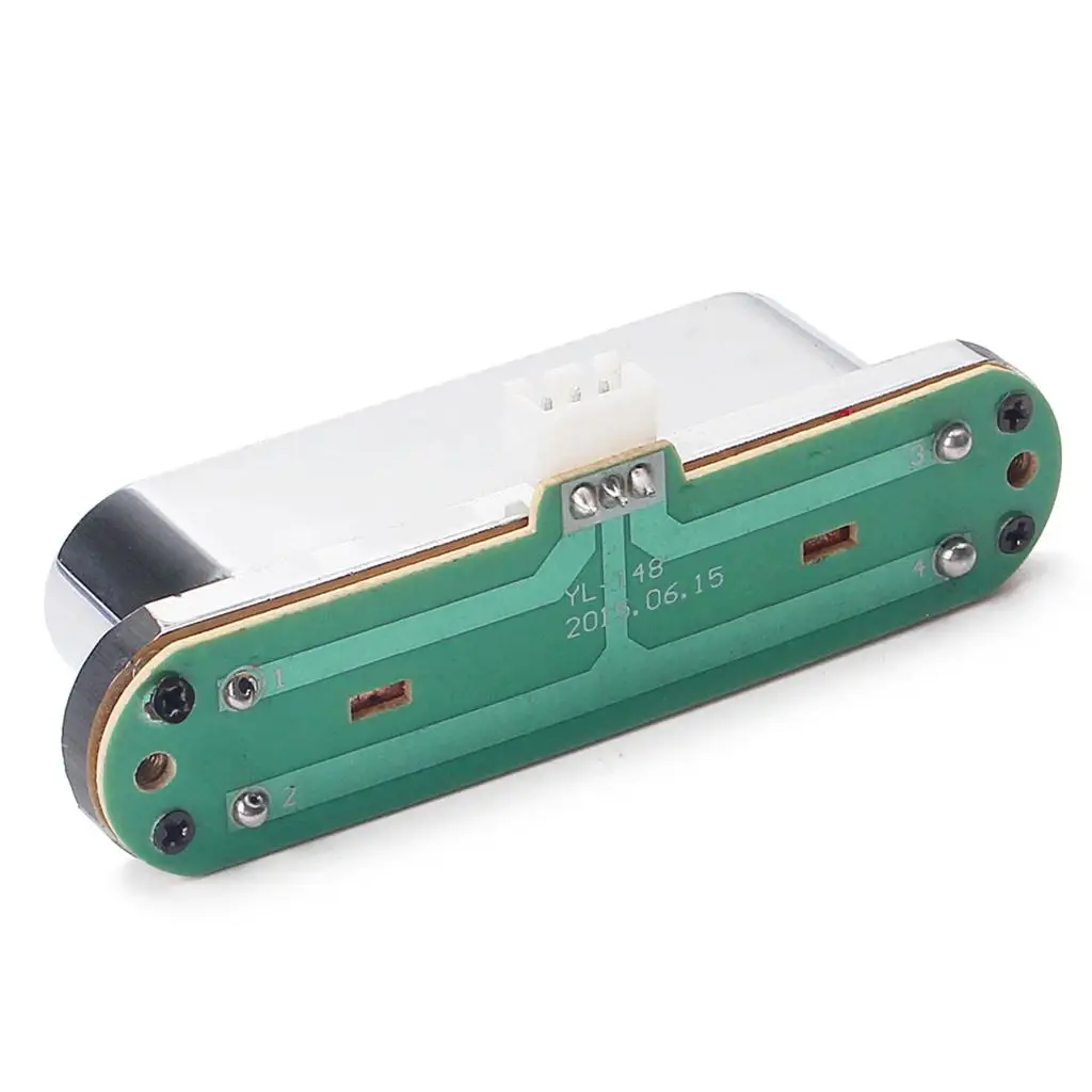 Chrome Humbucker Pickup Single Coil Size with Screws Electric Guitar Replacement for Acoustic Setup