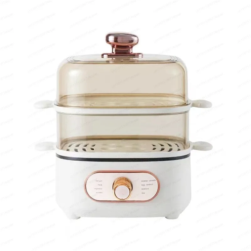 

Commercial Style 110V Electric Dim Sum Steamer, Large Capacity 3-Layer Metal Bao Bun Maker, with Digital Display