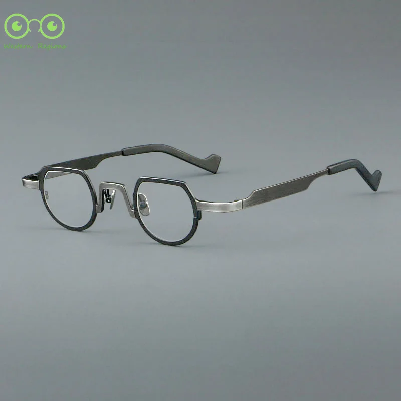 

Персонализированные уличные хит продаж, металлические ретро мужские очки в круглой оправе для женщин, сверхлегкие, можно сочетать в пресбиопию