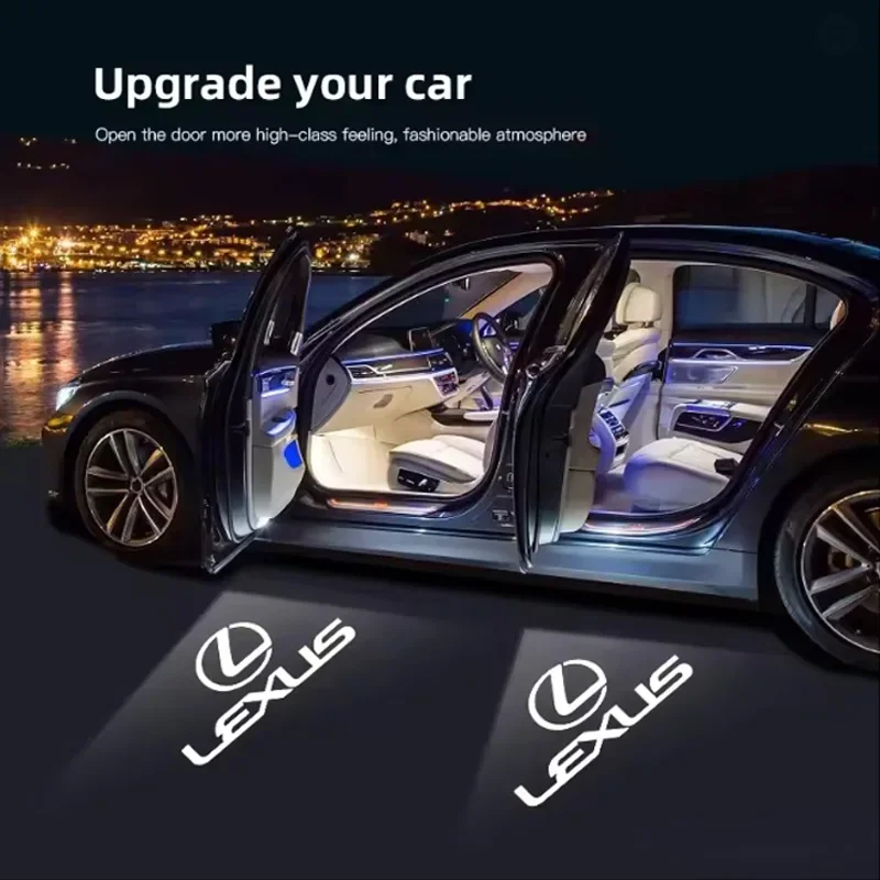 

HD Car Door Lamp Projector Car Badge Welcome Light For Lexus RX330 IS250 Ct200h ES300h RX350 IS300h RX450h NX300h RX400h ES350