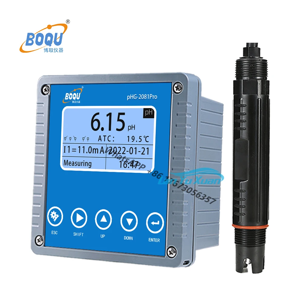 

PHG-2081Pro Online Controller Hydroponics 4-20ma Digital Industrial Hydroponic Liquid Orp Meter Price Supplier Analyzer