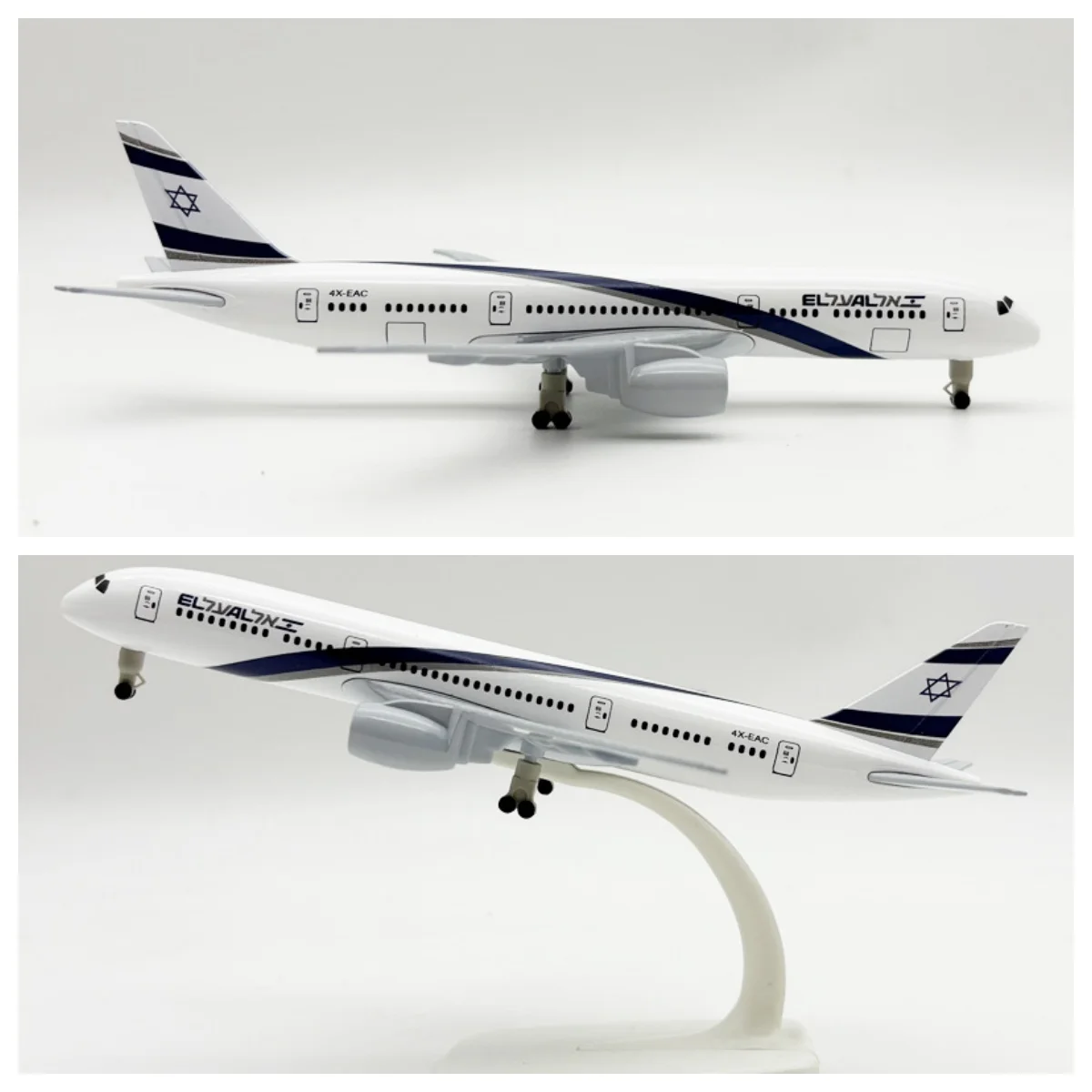 B787 El Al Air Airlines 20CM Diecast Metal Plane Model 1/400 Aircraft Model Adults Fun With Wheels Hobbyist Collectible Or Gift