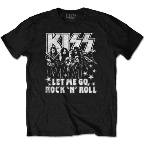 Kiss Let Me Go Official Tee T-Shirt Mens Unisex