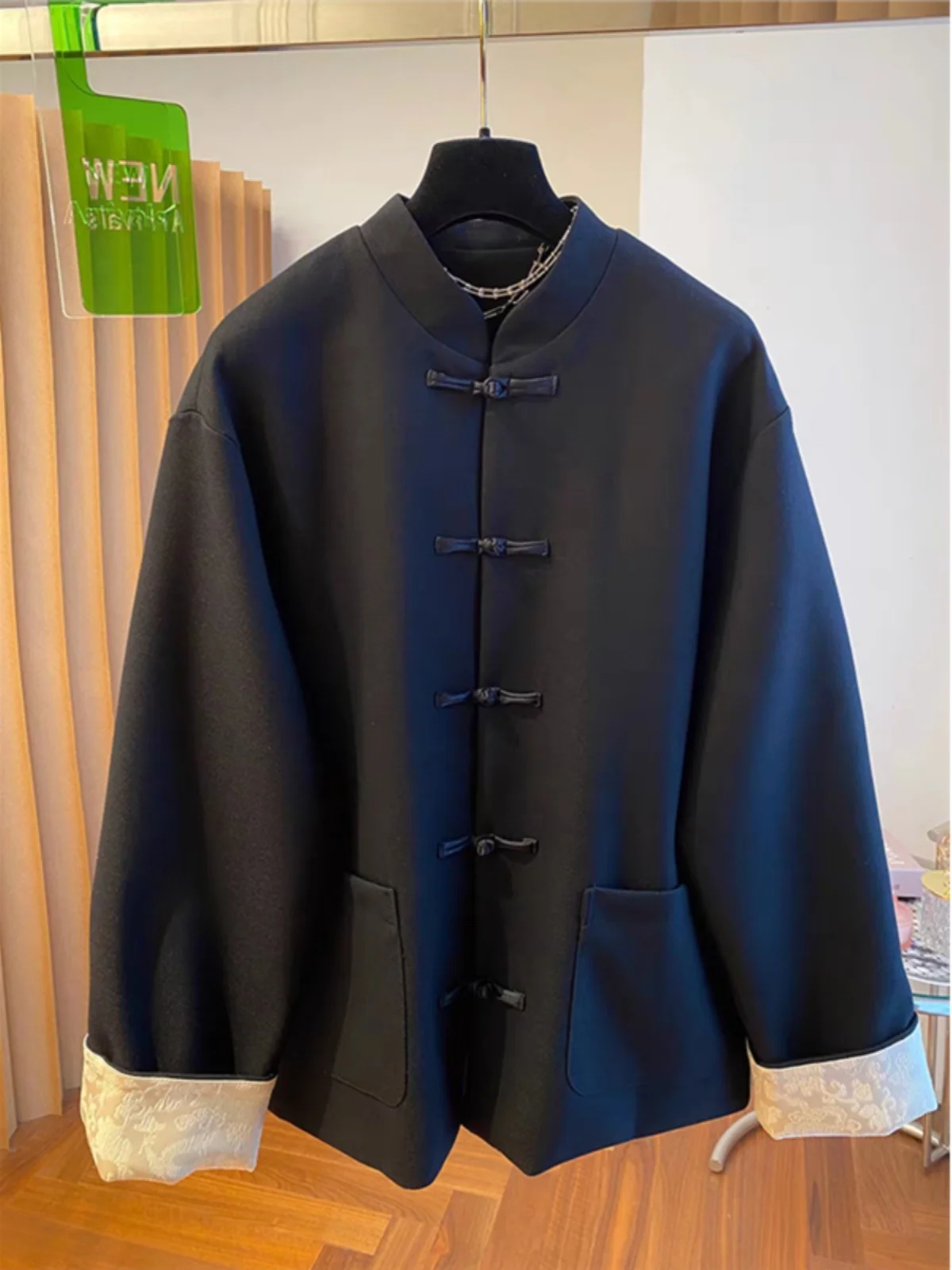 

Loose Svel Jaet plus Size 2300 Pou New Chinese Sle Women's Casual Outerwear Spring 2024 Youth Faion Autumn Winter