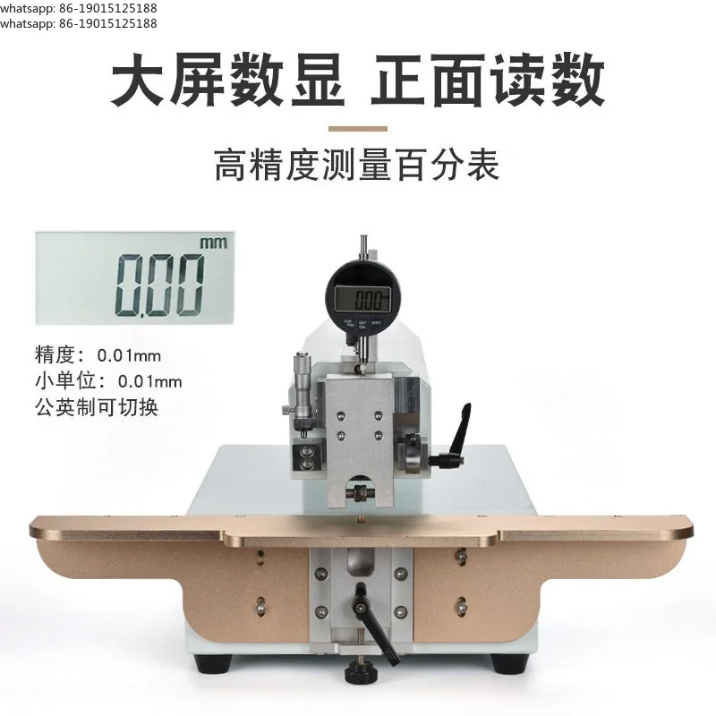 Stable PCB Consumables V-slot Residual Thickness Meter V-CUT Depth Meter, Digital V-slot Residual Thickness Meter
