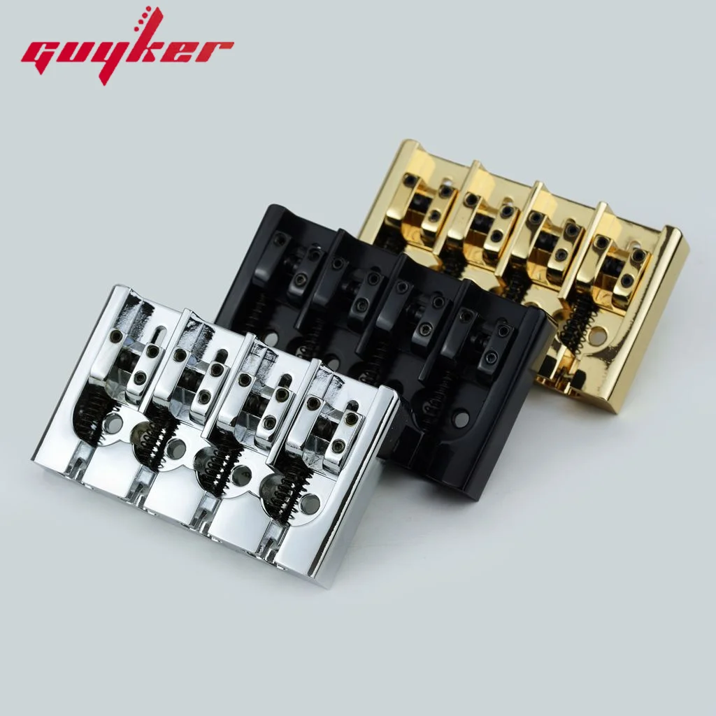 4-струнный винтажный регулируемый басовый мост с металлической пластиной