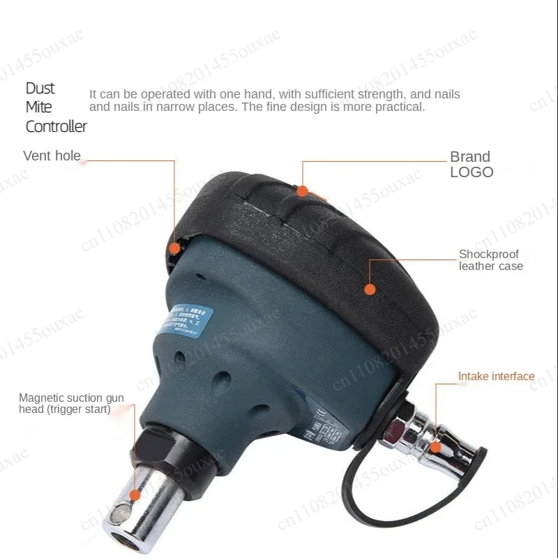 Mini Pneumatic Nailer 8.8x100mm Steel Palm Hammer Decoration Tool