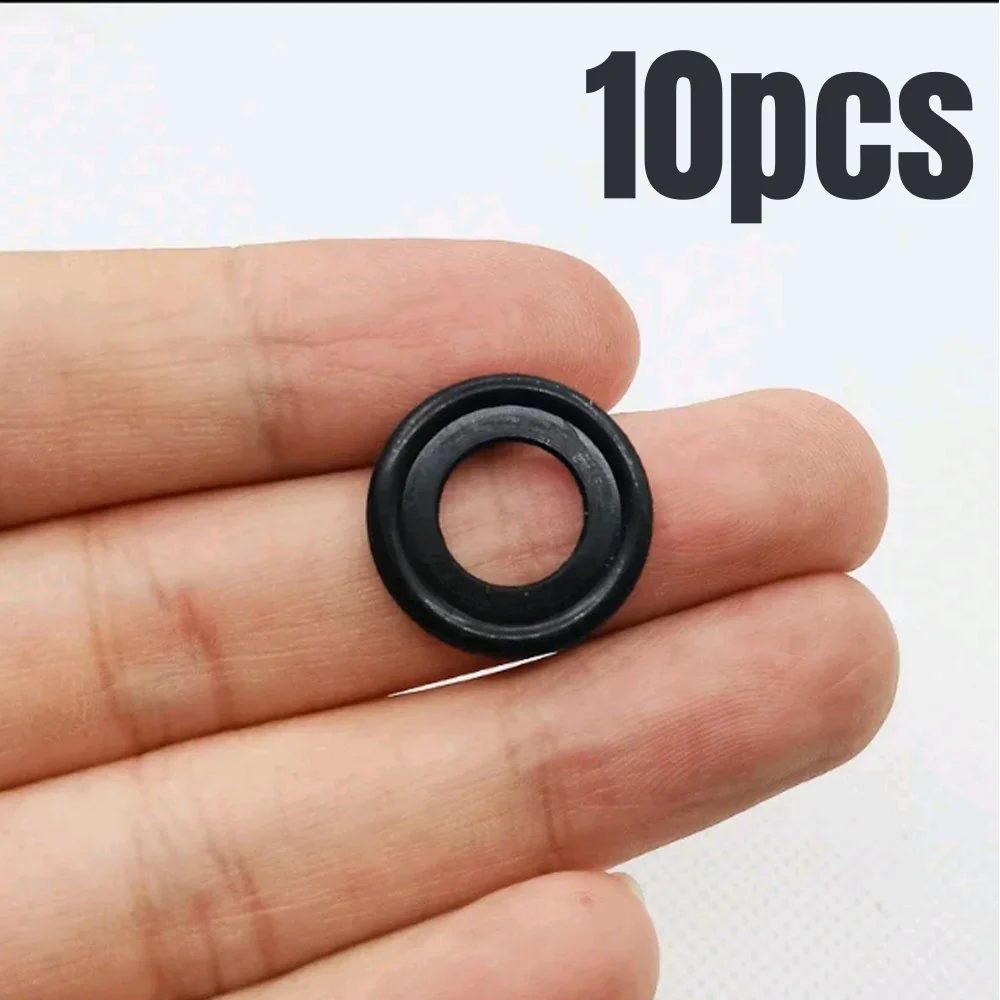 

10Pcs Black Rubber Car Engine Oil Drain Plug Gaskets Washer Replacement Screw Washers Sealing Gasket for GM 12616850 3536966