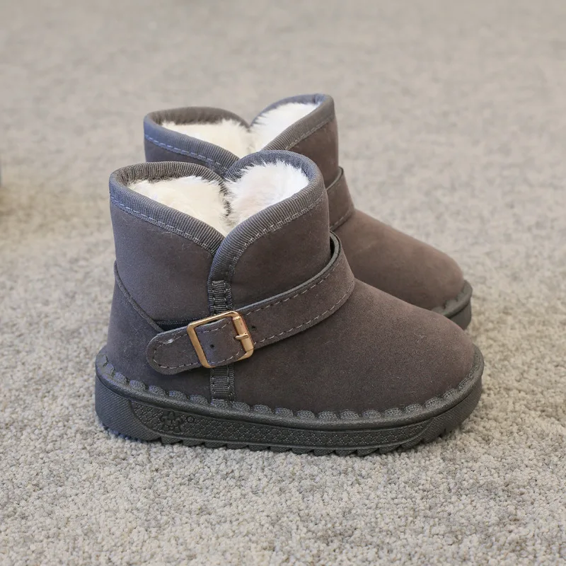 Winter Child Boot2025New Retro Child Flat Warm Boot Korean Edition Girl Anti Slip Fashion Boots Versatile Women Snow Short Boots