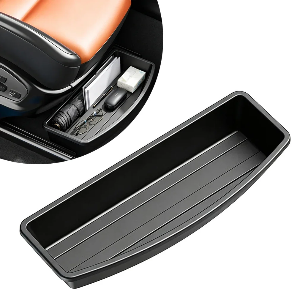 Universal Auto Front Seat Tray Easy Install Under Seat Car Storage Drawer Car Interior Accessories Car Under Seat Storage Box