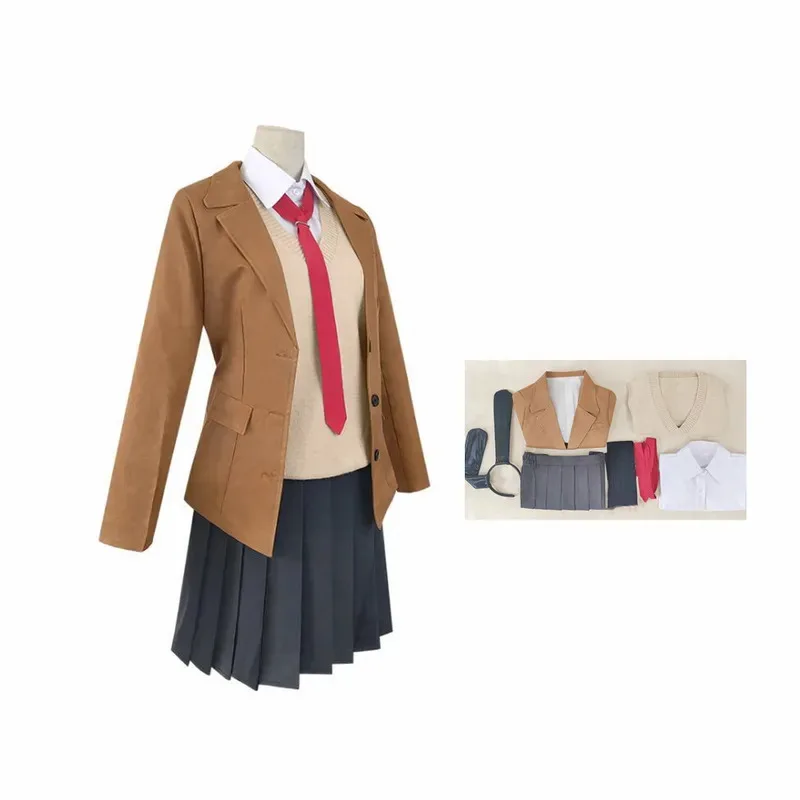 qq45Game Anime Seishun Buta Yarou Série Trajes Cosplay Sakurajima Mai Conjunto de Uniforme