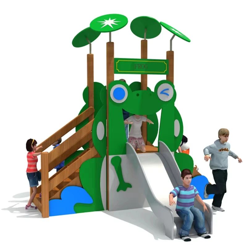 شرائح لعب بلاستيكية صغيرة مخصصة للاستخدام التجاري للمدارس والحدائق