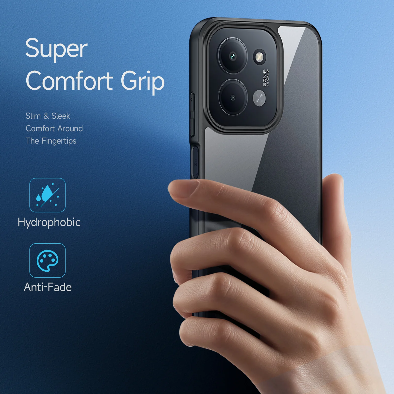ل Xiaomi Redmi 15C 4G (الاتحاد الأوروبي) (173 مللي متر) / 15C 5G (الاتحاد الأوروبي) (173 مللي متر) / Poco C85 4G (173 مللي متر) حافظة DUX DUCIS Aimo Series غطاء الهاتف الوصول Ce