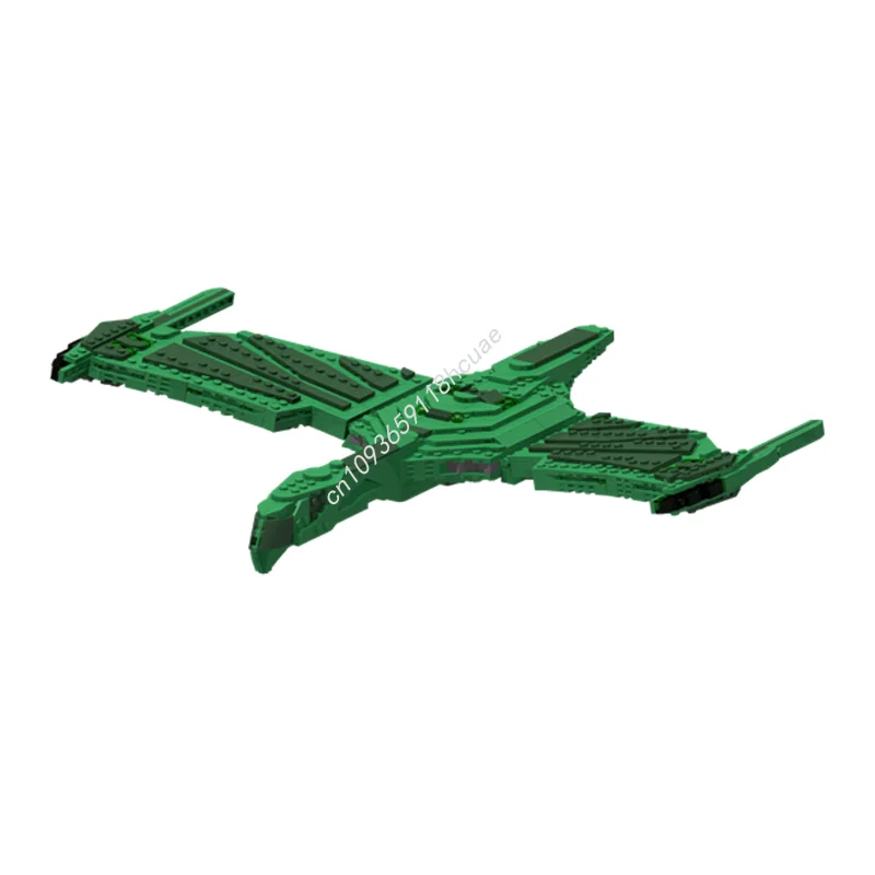 1533 قطعة MOC رومولان داينوس فئة Warbird الفضاء نموذج اللبنات لتقوم بها بنفسك هدايا عيد الميلاد ألعاب إبداعية فكرة عيد ميلاد الاطفال #5