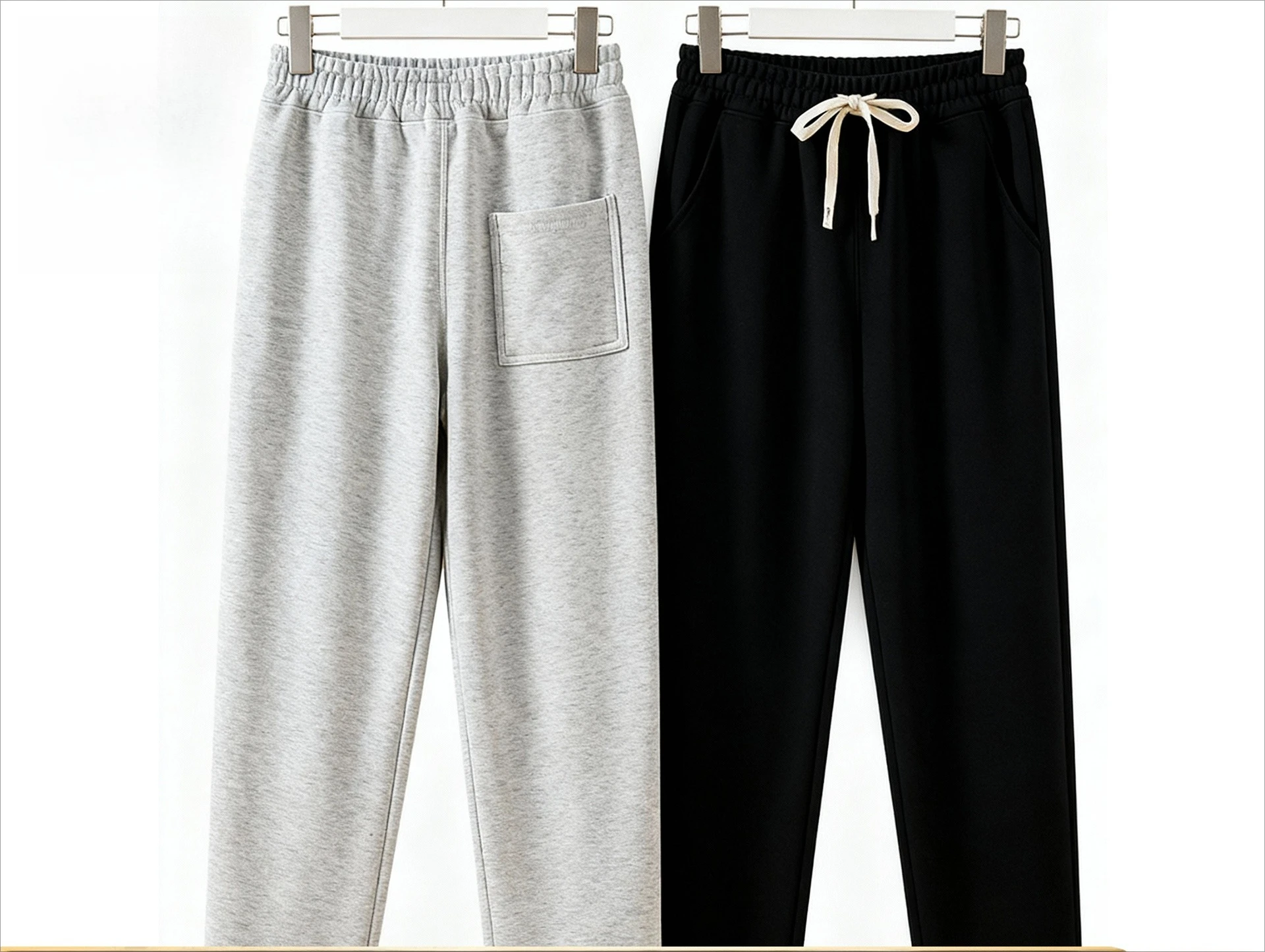Women Spring Autumn Sport Straight-Leg Pants Loose Fit Students High-Waisted Slimming Sweatpants Petite Sizes Straight-Leg Pants