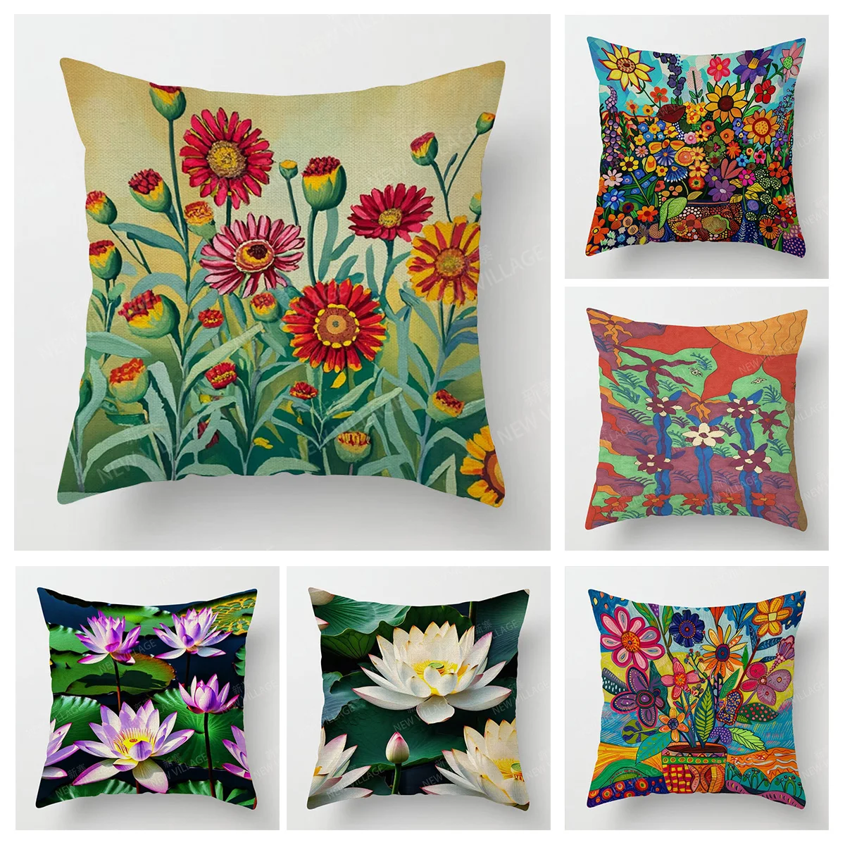 النباتات الاستوائية نمط وسادة مجموعة غرفة نوم مقهى ديكور ins نمط غرفة المعيشة أريكة وسادة مجموعة رمي المخدة 40x40 سنتيمتر 45x45 سنتيمتر #1