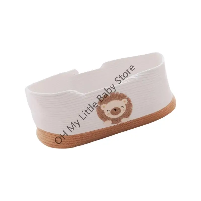 سرير أطفال M76C سهل الاستخدام من القطن المنسوج يدويًا، سرير مضغوط لحديثي الولادة، قماش مريح للاستخدام الداخلي والخارجي #3