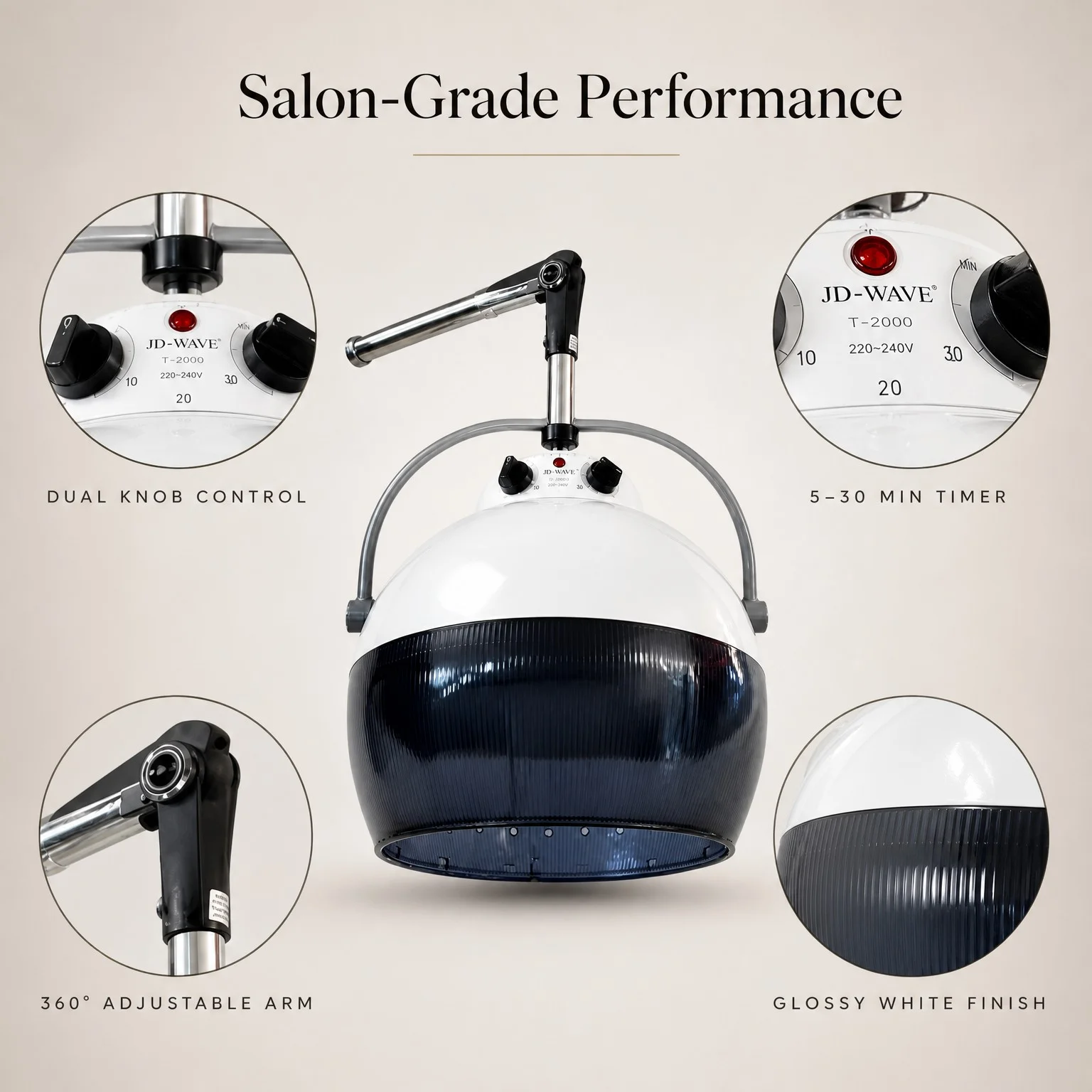 Настенный фен для салонов крас – обзор и цена Hair Salon Hood Dryer Professional