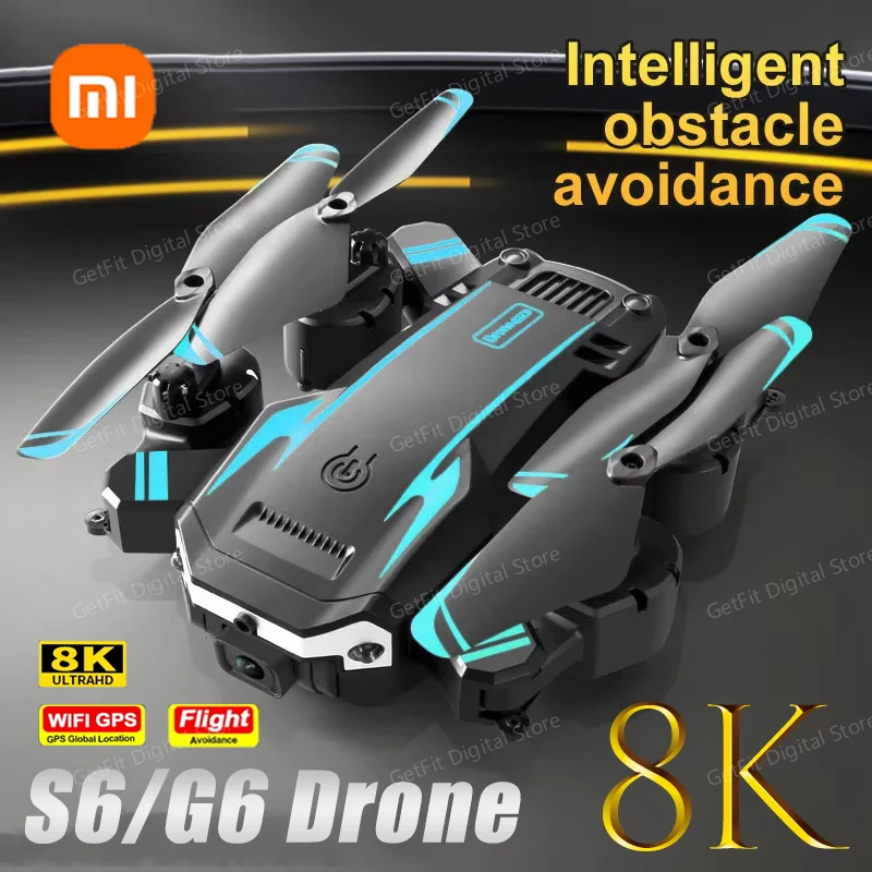 Xiaomi S6/G6 GPS Drone 4K Professional HD Camera Foldable Quadcopter RC Helicopter FPV WIFI Obstacle Avoidance Drone toys New