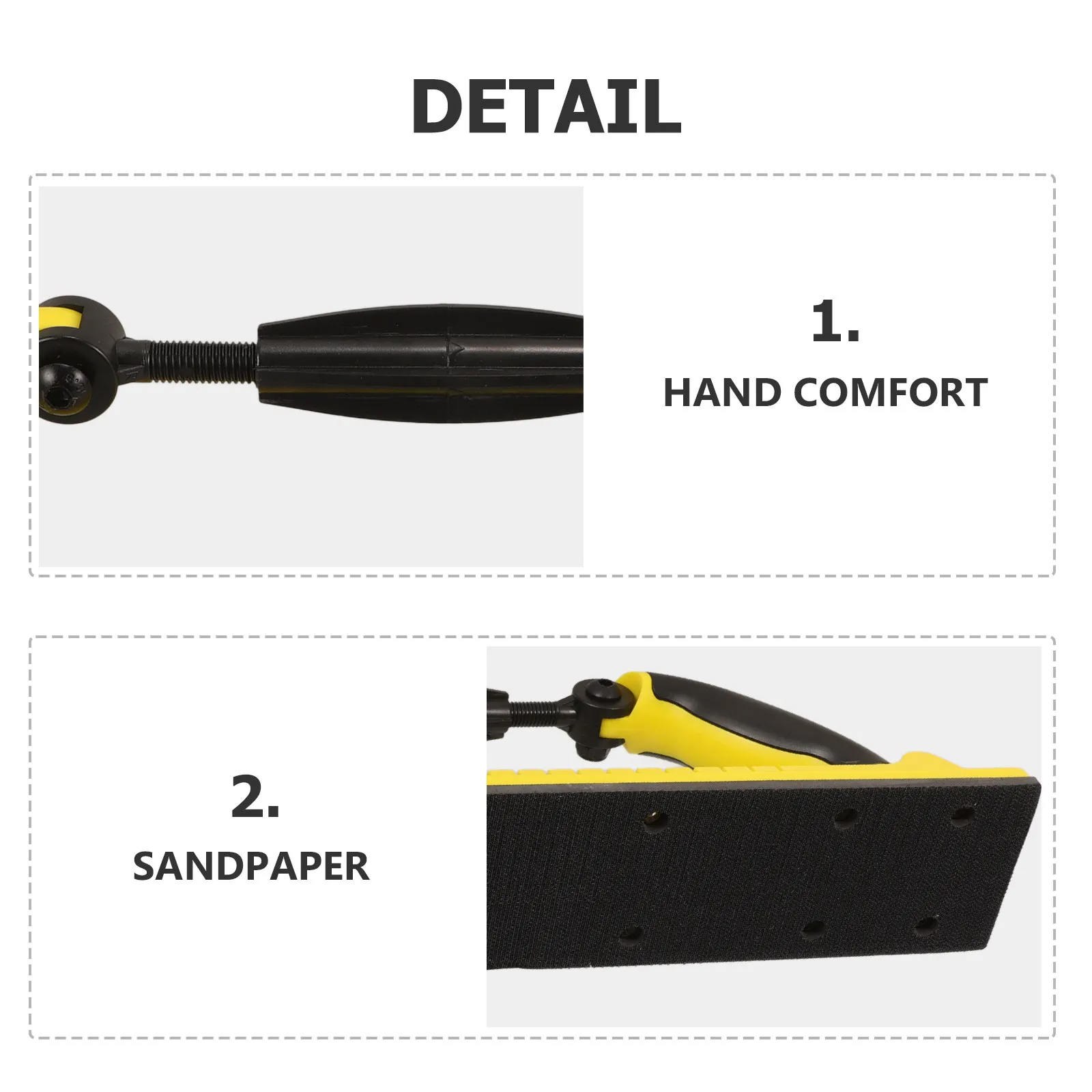 Drywall Hand Sander Solid Sandpaper Holder Woodworking Polishing Tool Sanding Board Sandpaper Sheets Woodworking Sanding Tool