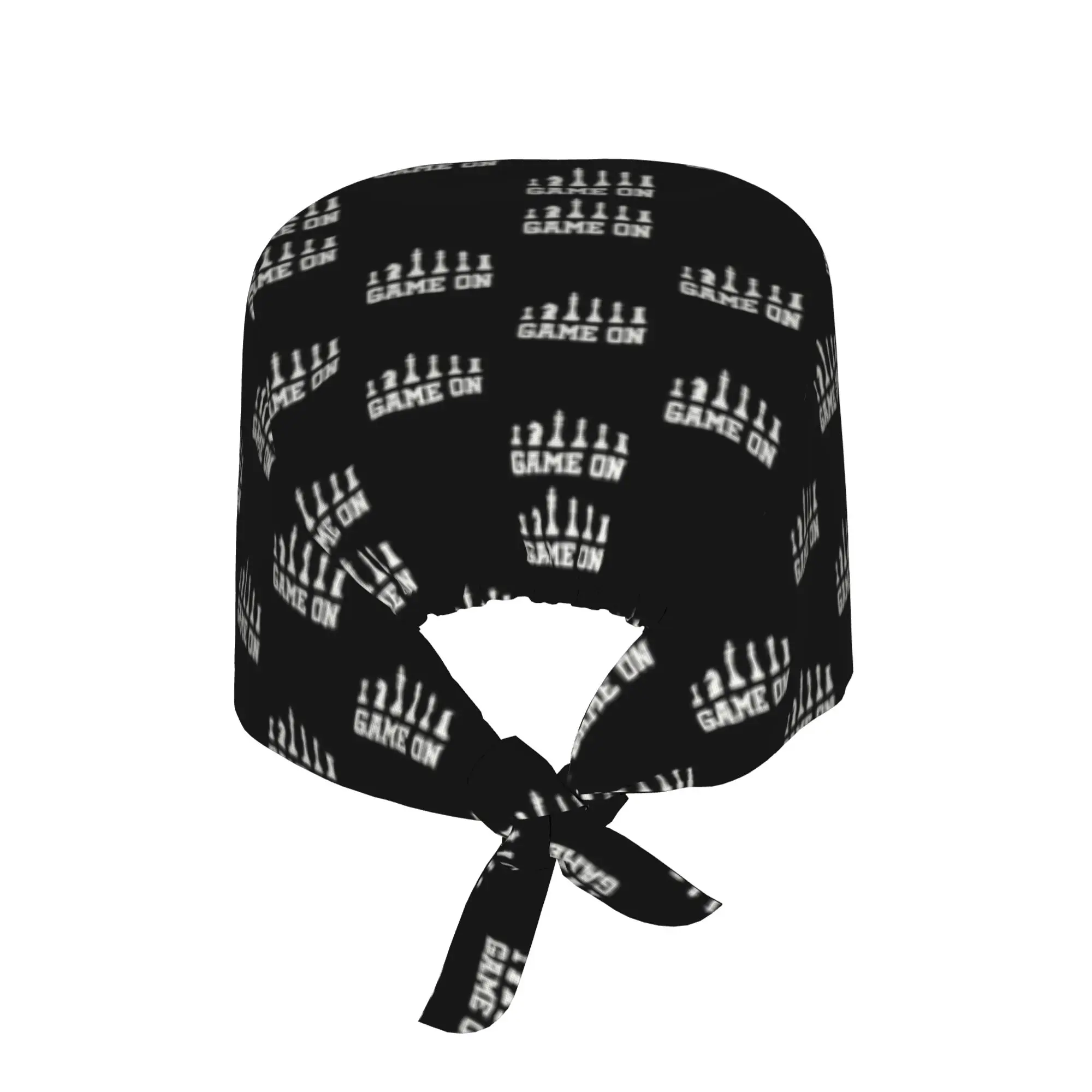 Custom Chess Players Medical Staff Scrubs Hat Women Men Board Game Doctor Nursing Surgical Cap Scrub Caps