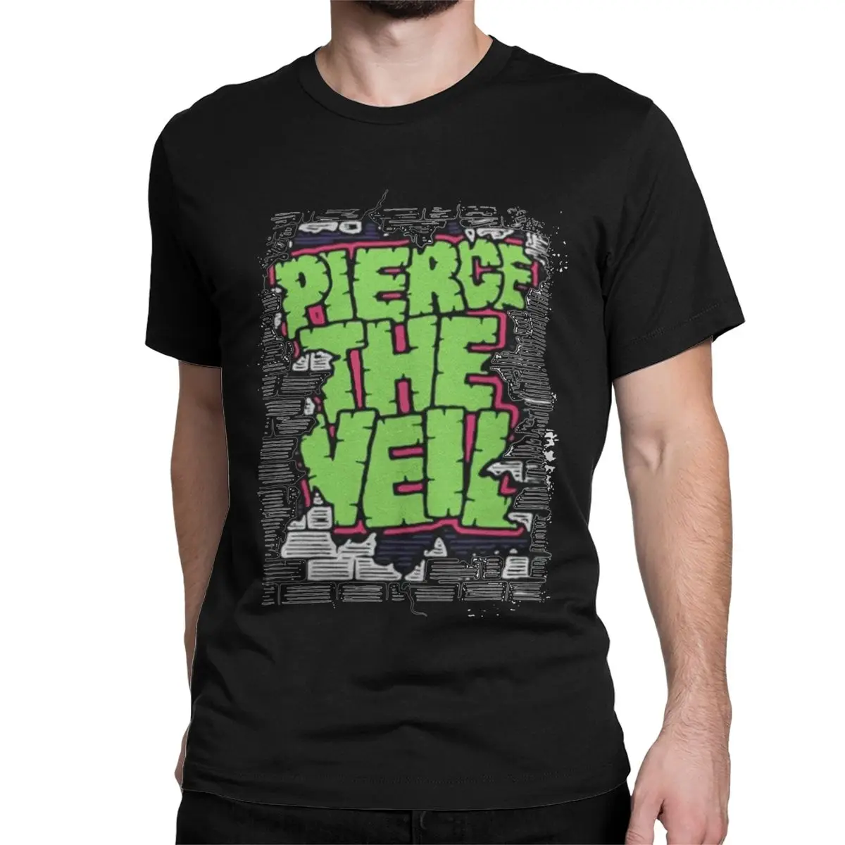 Amazing Pierce The Veil Rock Music T-Shirts Men Women Crew Neck Cotton T Shirts Short Sleeve Tees Gift Idea Clothing