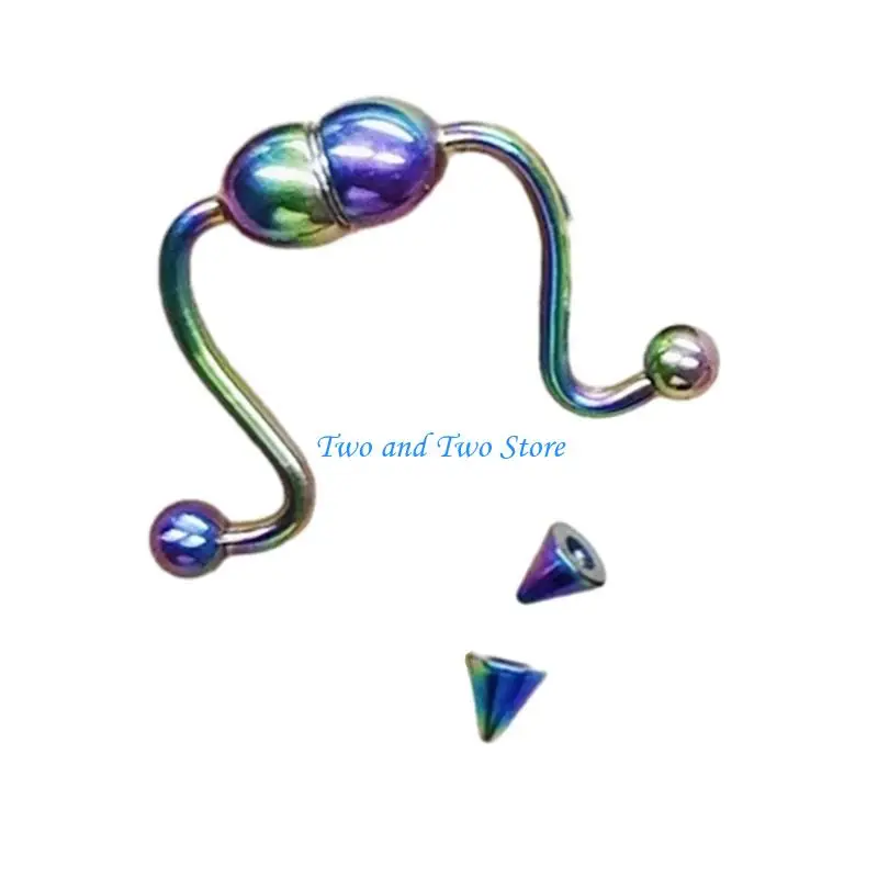 

HX6F Non Piercing Nose Adornment Septum Nose Rings Horseshoe Nose Clamp