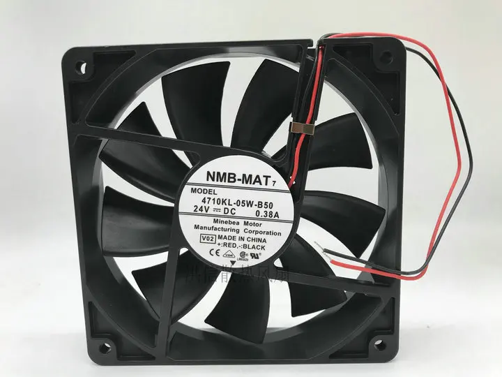 

Freight free original NMB 4710KL-05W-B50 12025 24V 0.38A 12CM frequency converter cooling fan