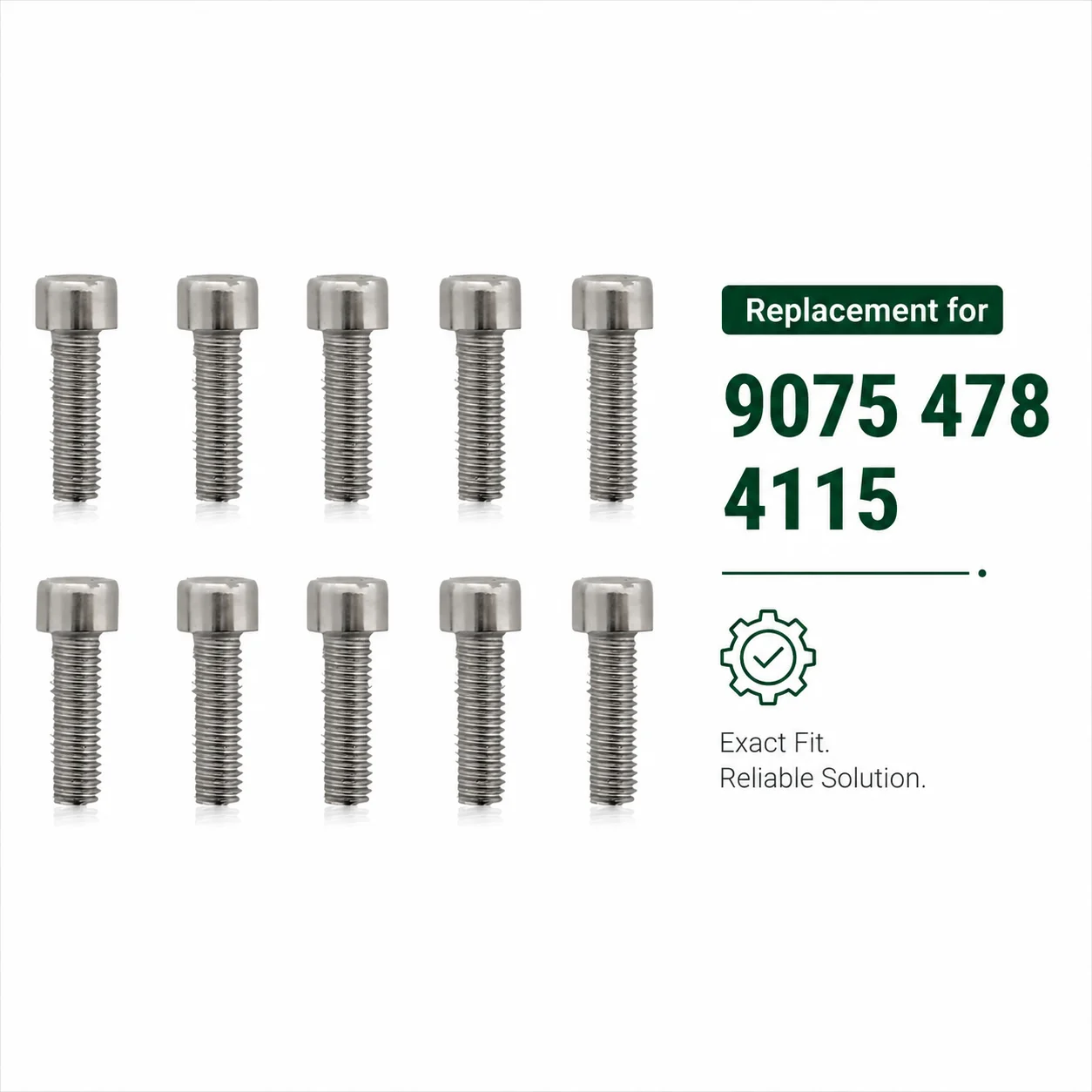 10pcs Self-tapping Screw Kit Cylindrical Head IS-D5x16 For Stihl Chainsaw Brushcutter Trimmer Part Replaces 9075 478 4115 M5*16