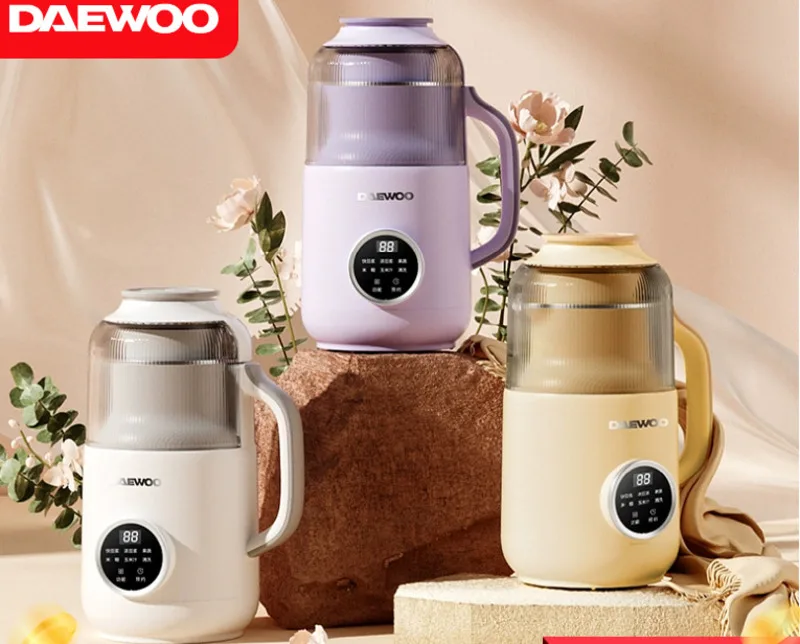 Daewoo-máquina para romper Paredes, exprimidor multifuncional para el hogar, Mini cocina silenciosa, sin filtro, Nube Crepúsculo, leche de soja, nuevo