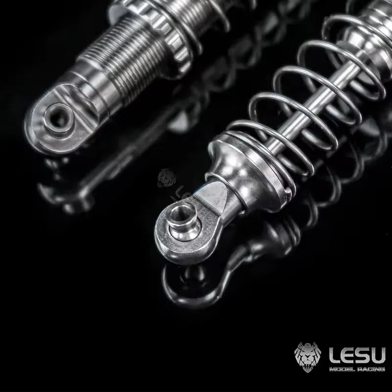 Simulation TRX-4 Druck Stoßdämpfer Fernbedienung Edelstahl 80/90mm Einstellbar Für 1/10 Tamiya RC Muldenkipper Modell