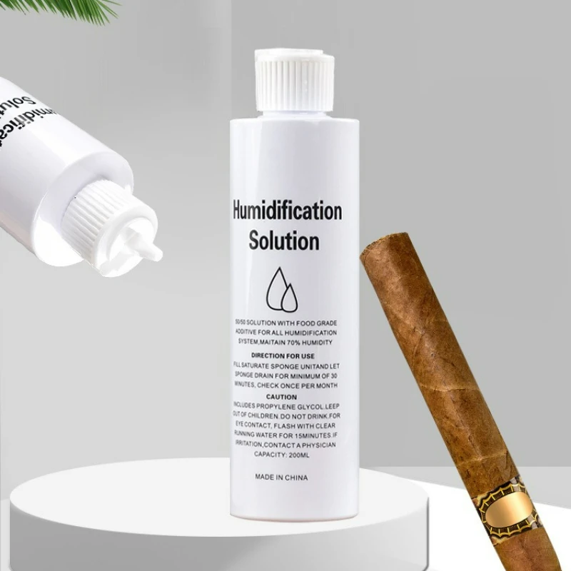 Cigar Humidor Solution 200ml Cigar Humidifier Solution Tobacco Cigar Himidification Solution Moisturizing Liquid