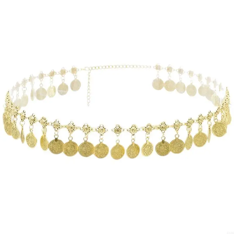 

Цепочка для живота с монетами, пояс для танцевального платья с кисточками в стиле бохо, индийская цепочка на талию, цепочка для