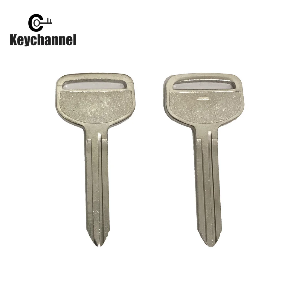 10pcs  Metal Key Blank TOY43 Solid Car Spare Key Blade for Toyota Camry Corolla Highlander RAV4 Yaris Key Blank No Chip Place