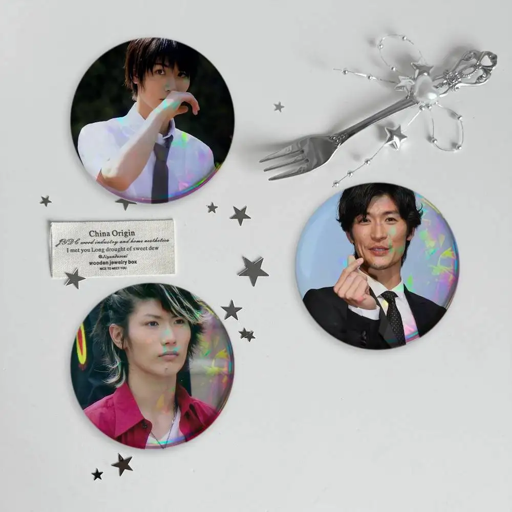 Actor H-Haruma Miura Brooches Cartoon Badge Pins Backpack Hat Accessories Friend Gift