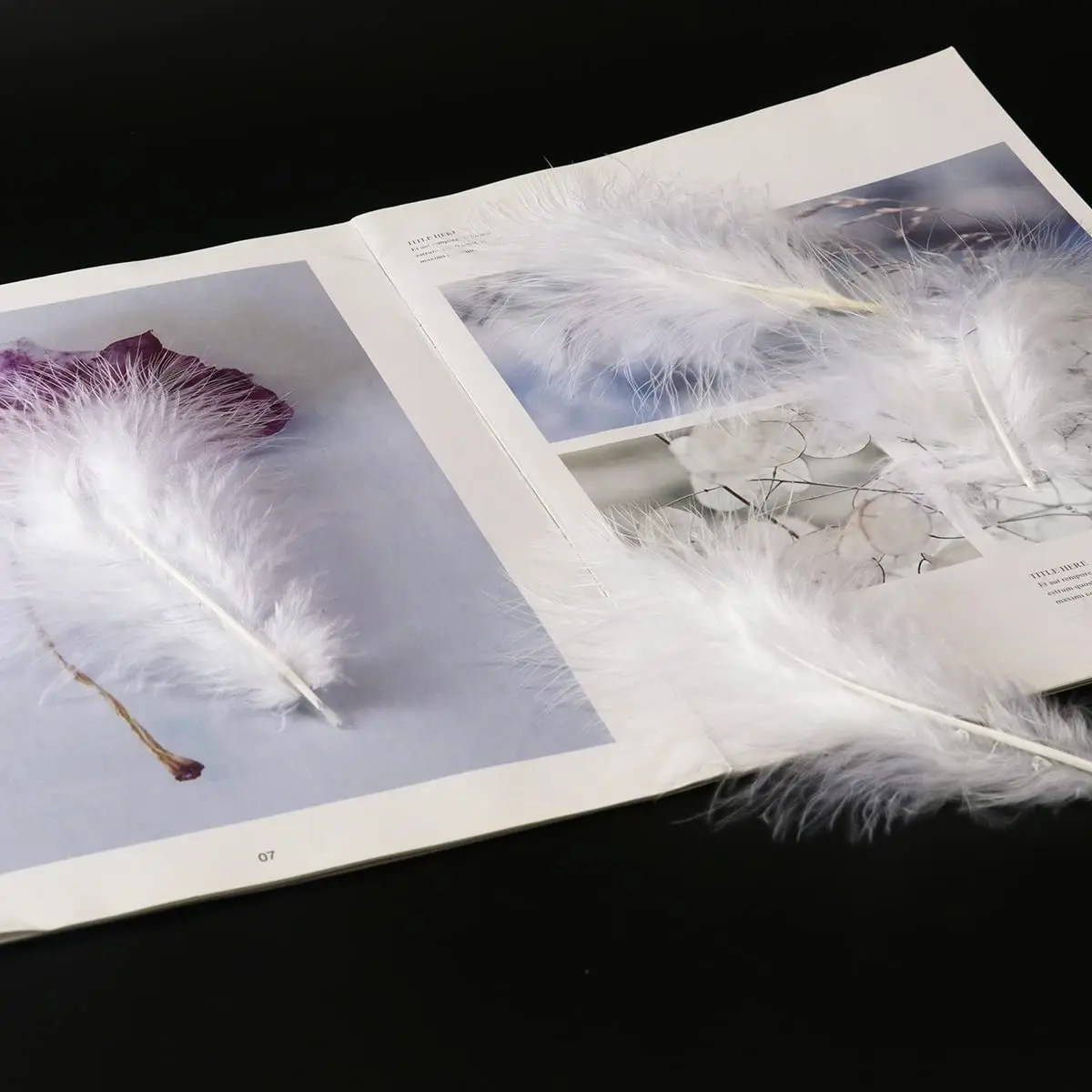 Turkey Marabou White Feather Natural 4-7inch Fluffy Feathers for Crafts Dreamcatcher Fringe Trim DIY Colored Feathers Decoration