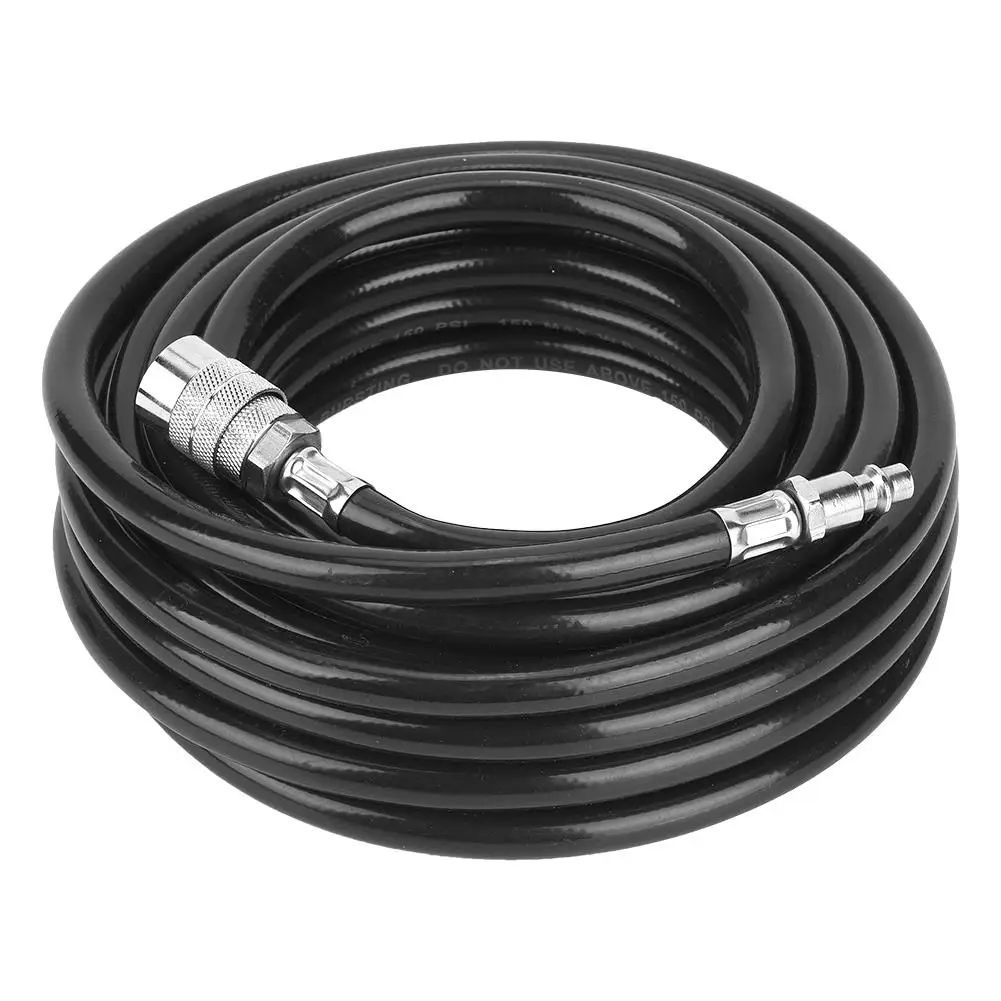 

7.5m PVC Pneumatic Hose Kit w/ American Quick Connect - Air Compressor Accessory