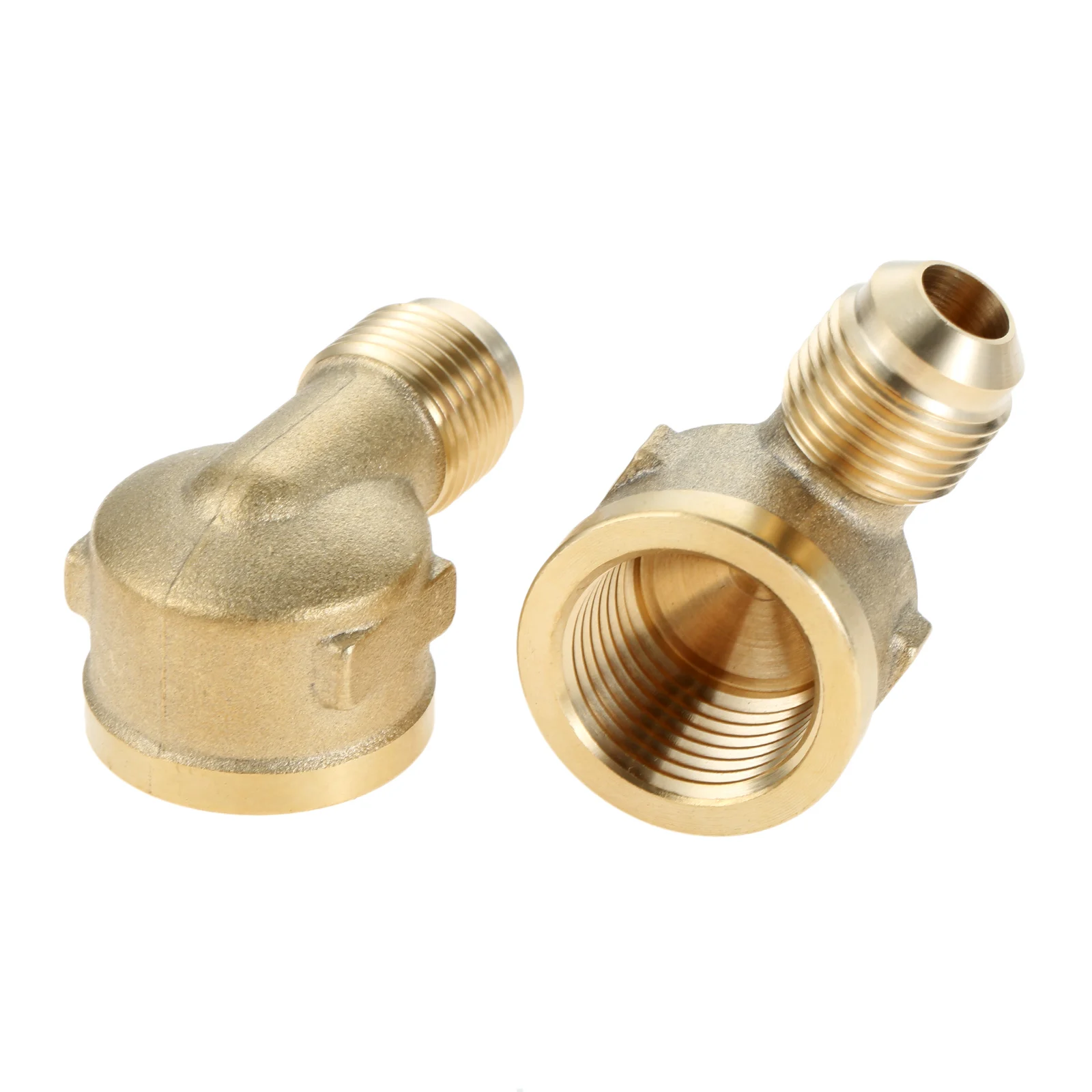 2pcs 90 Degree Elbow Connector Adapter Coupling Fittings fit for Olympian Wave Heater Fire Pit Propane Gas Connection Water Oil