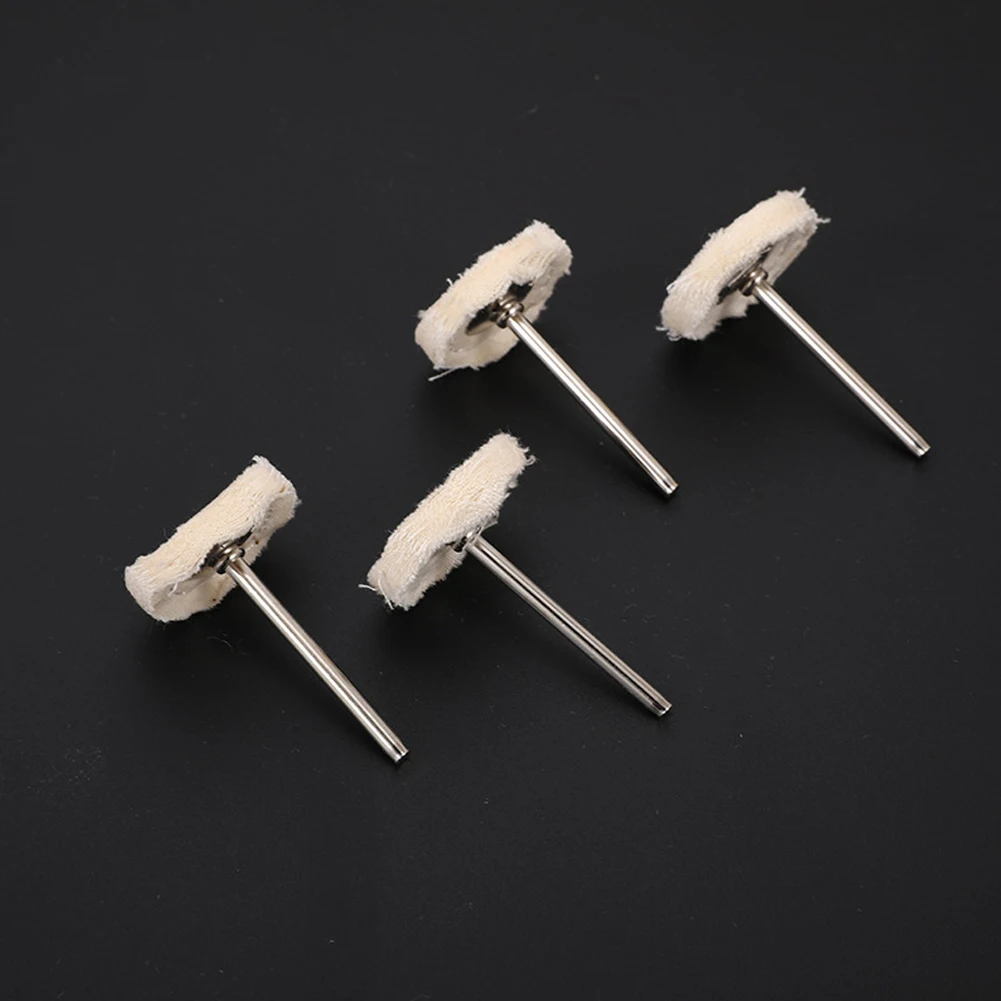 5 قطعة عجلة تلميع القماش لوحة التلميع الملمع أداة رأس مطحنة للمجوهرات طحن الوسادة 4 مللي متر سمك أدوات جلخ